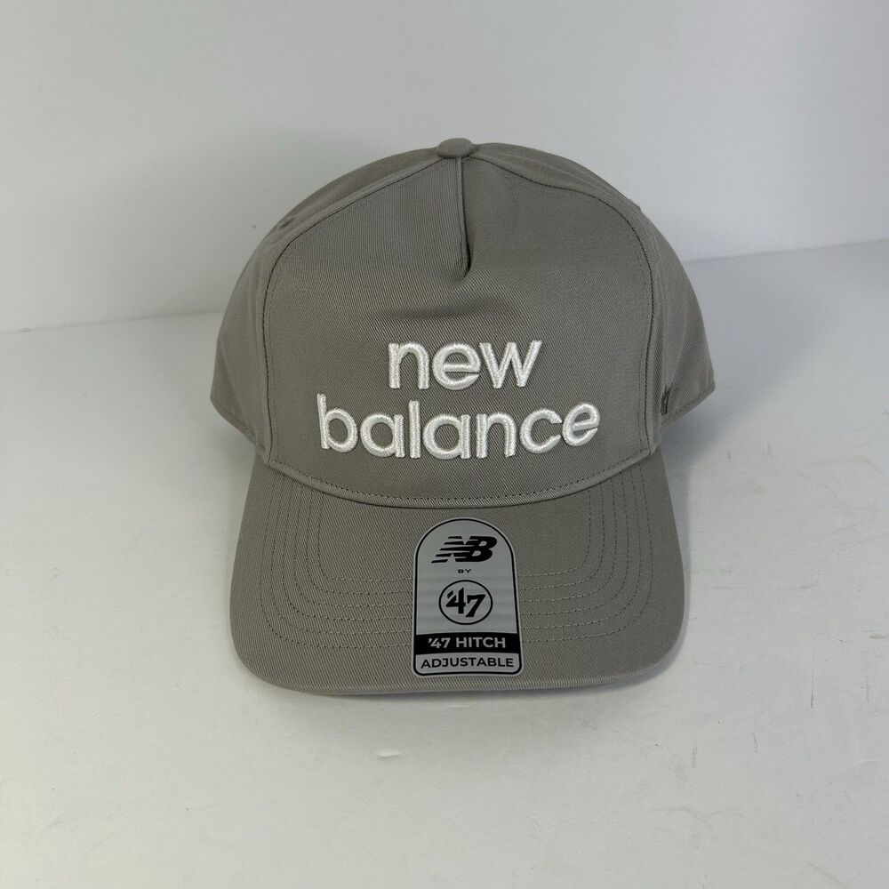 New Balance Hat 47 Brand Gray Adjustable NEW